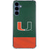 University of Miami Hurricanes Flag Galaxy A55 5G Clear Case
