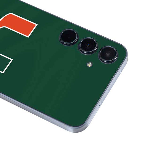 University of Miami Hurricanes Flag Galaxy A55 5G Skin
