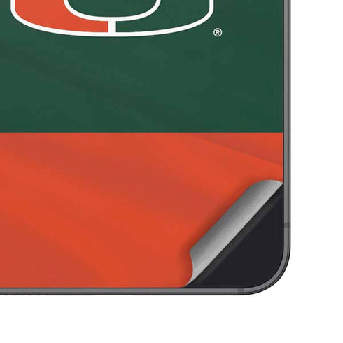 University of Miami Hurricanes Flag Galaxy S24 Plus Skin
