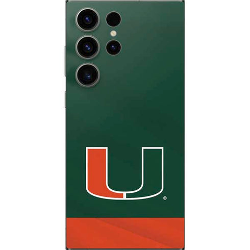 University of Miami Hurricanes Flag Galaxy S24 Ultra Skin