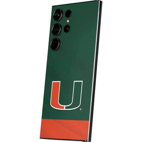 University of Miami Hurricanes Flag Galaxy S25 Ultra Skin
