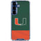 University of Miami Hurricanes Flag Galaxy S25 FE Clear Case