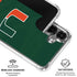 University of Miami Hurricanes Flag Galaxy S26 Plus Clear Case