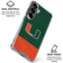 University of Miami Hurricanes Flag Galaxy S26 Plus Clear Case