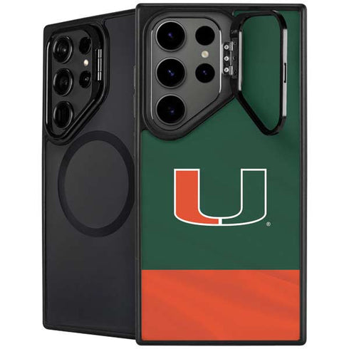University of Miami Hurricanes Flag Galaxy S26 Ultra Kickstand Case