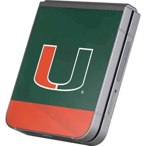University of Miami Hurricanes Flag Galaxy Z Flip6 Skin