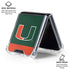 University of Miami Hurricanes Flag Galaxy Z Flip6 Clear Case