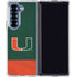 University of Miami Hurricanes Flag Galaxy Z Fold7 Clear Case