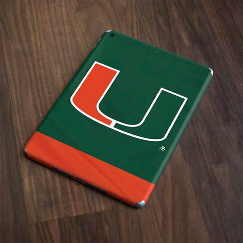 University of Miami Hurricanes Flag Apple iPad Skin
