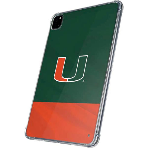 University of Miami Hurricanes Flag iPad Pro 11in (2024) Clear Case