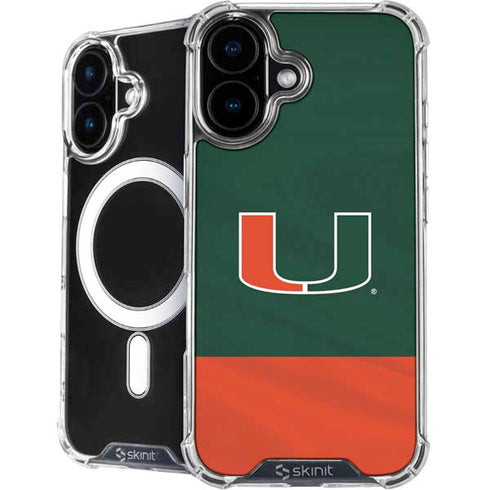 University of Miami Hurricanes Flag iPhone 16 MagSafe Case