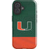University of Miami Hurricanes Flag iPhone 16 Plus Impact Case
