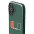 University of Miami Hurricanes Flag iPhone 16 Plus Impact Case