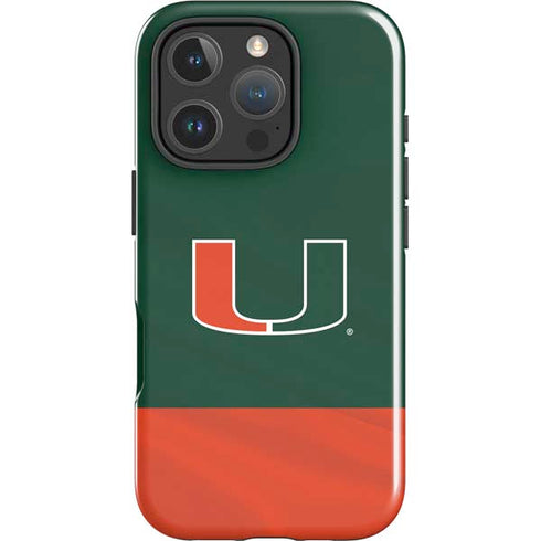 University of Miami Hurricanes Flag iPhone 16 Pro Impact Case