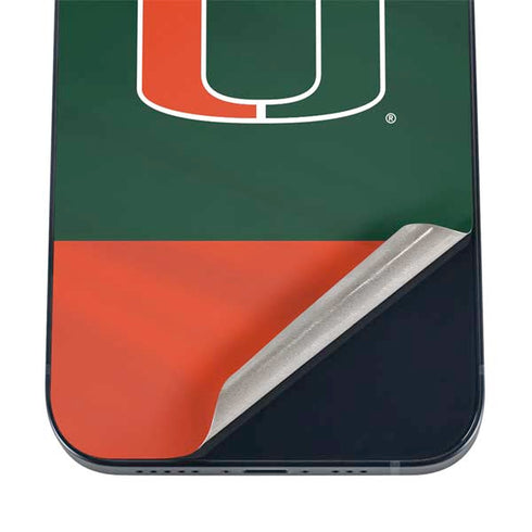 University of Miami Hurricanes Flag iPhone 16 Skin