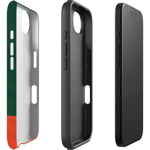 University of Miami Hurricanes Flag iPhone 16e Impact Case