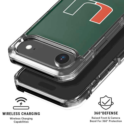 University of Miami Hurricanes Flag iPhone 17 Air Clear Case