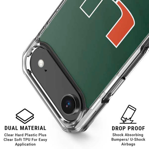 University of Miami Hurricanes Flag iPhone 17 Air Clear Case