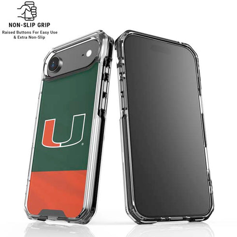 University of Miami Hurricanes Flag iPhone 17 Air Clear Case