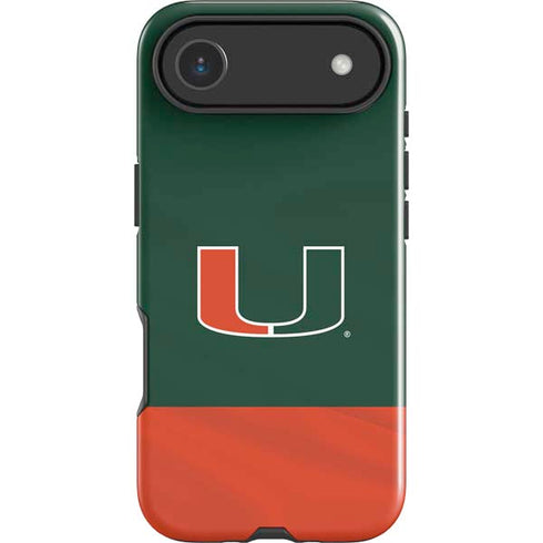 University of Miami Hurricanes Flag iPhone 17 Air Impact Case