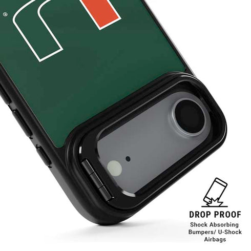 University of Miami Hurricanes Flag iPhone 17 Air Kickstand Case