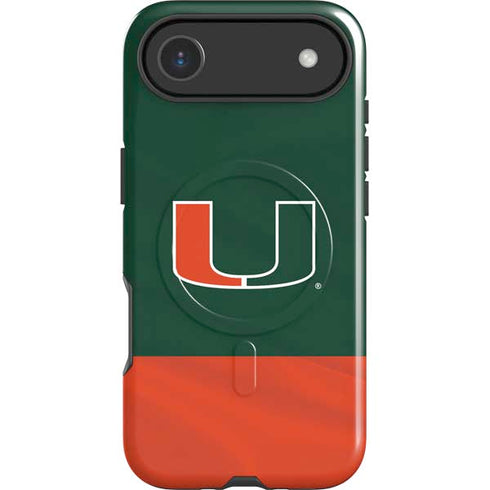University of Miami Hurricanes Flag iPhone 17 Air Magsafe Impact Case