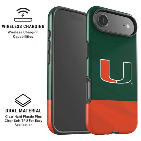 University of Miami Hurricanes Flag iPhone 17 Air Magsafe Impact Case