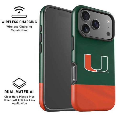 University of Miami Hurricanes Flag iPhone 17 Pro Magsafe Impact Case