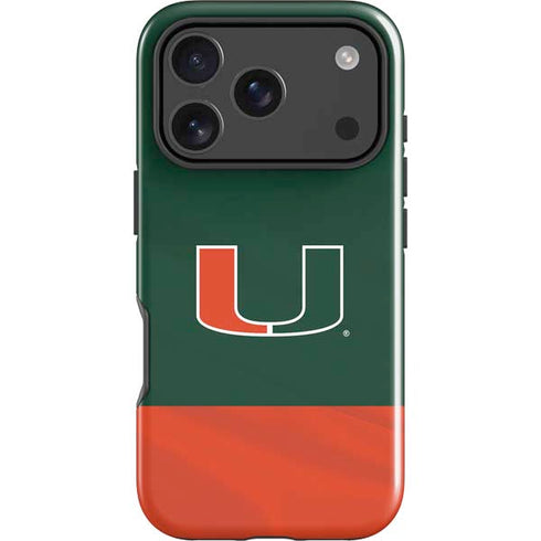 University of Miami Hurricanes Flag iPhone 17 Pro Max Impact Case