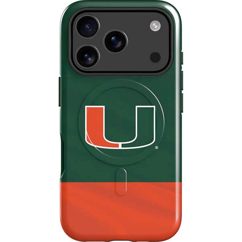 University of Miami Hurricanes Flag iPhone 17 Pro Max Magsafe Impact Case