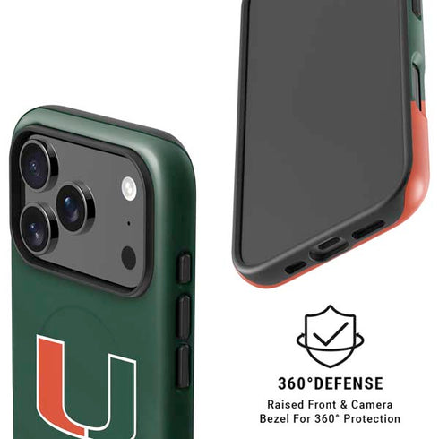 University of Miami Hurricanes Flag iPhone 17 Pro Max Magsafe Impact Case