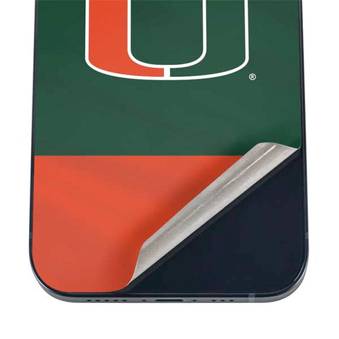 University of Miami Hurricanes Flag iPhone 17 Pro Skin
