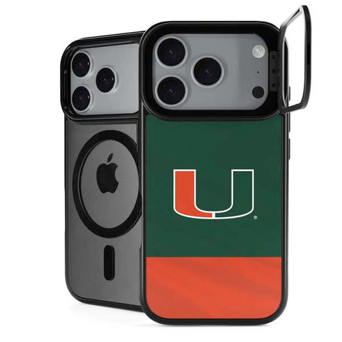 University of Miami Hurricanes Flag iPhone 18 Pro Max Kickstand Case