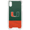 University of Miami Hurricanes Flag iPhone XS Clear Case