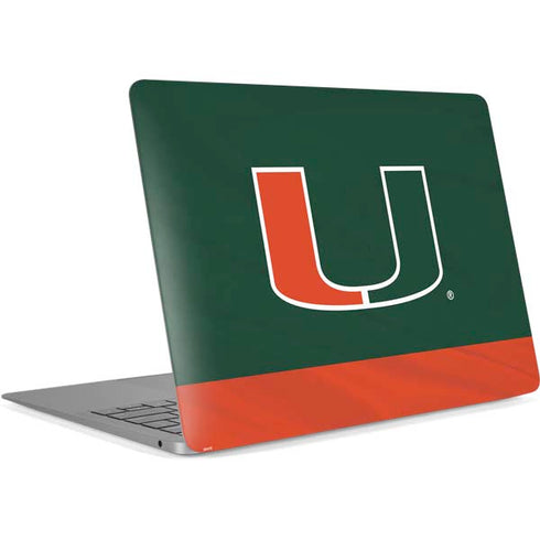 University of Miami Hurricanes Flag Apple MacBook Air Skin