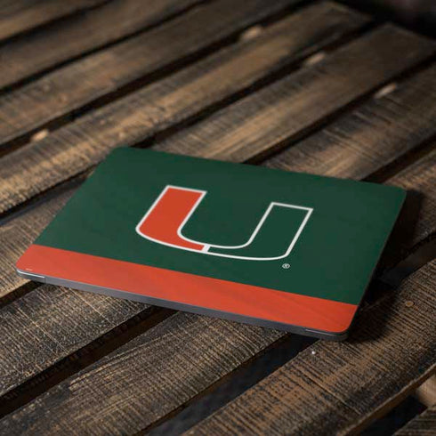 University of Miami Hurricanes Flag Apple MacBook Air Skin
