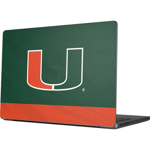 University of Miami Hurricanes Flag Apple MacBook Pro 14-inch Skin