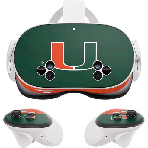 University of Miami Hurricanes Flag Meta Quest 3S Skin