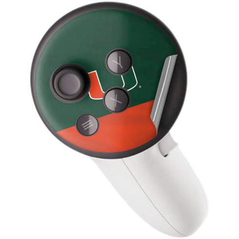 University of Miami Hurricanes Flag Meta Quest 3S Skin