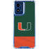 University of Miami Hurricanes Flag Moto G 5G (2024) Clear Case