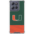 University of Miami Hurricanes Flag Moto G Power 5G (2025) Clear Case