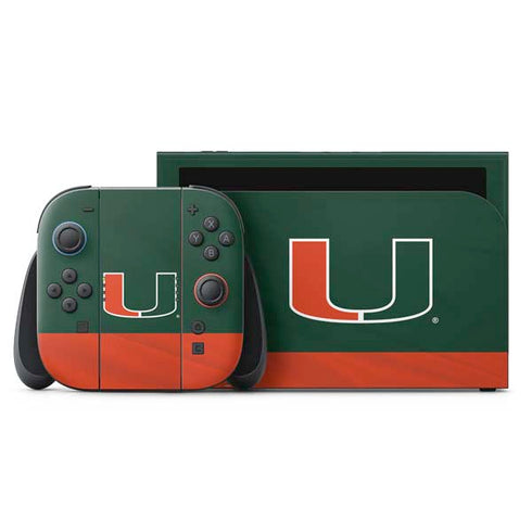 University of Miami Hurricanes Flag Nintendo Skins
