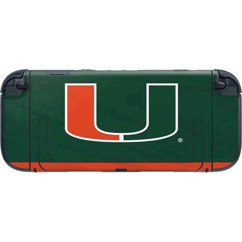 University of Miami Hurricanes Flag Nintendo Switch 2 (2025) with Joy-Con Skin