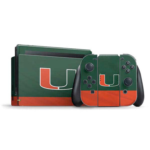University of Miami Hurricanes Flag Nintendo Skins