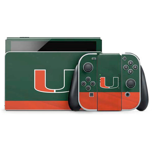 University of Miami Hurricanes Flag Nintendo Skins