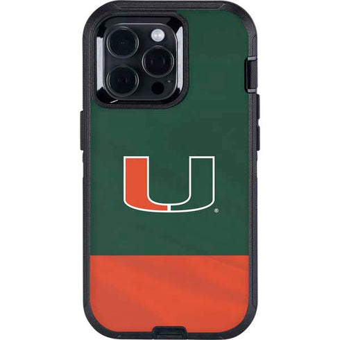 University of Miami Hurricanes Flag Otterbox Defender iPhone Skin