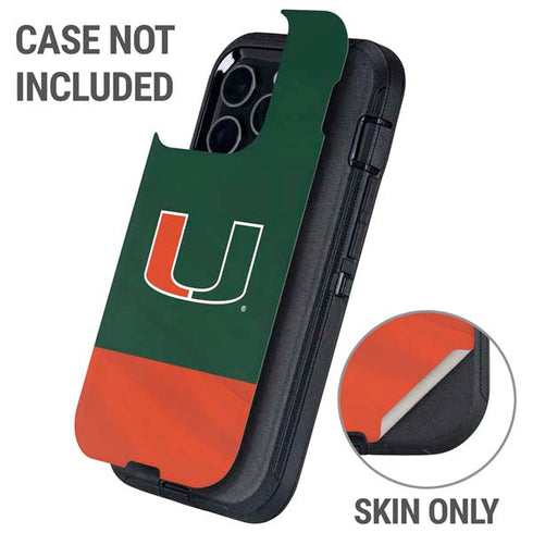 University of Miami Hurricanes Flag Otterbox Defender iPhone Skin