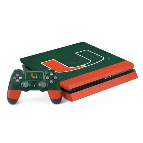 University of Miami Hurricanes Flag PlayStation PS4 Skins