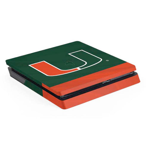 University of Miami Hurricanes Flag PlayStation PS4 Skins