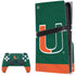 University of Miami Hurricanes Flag PS5 Pro Disk Bundle Skin